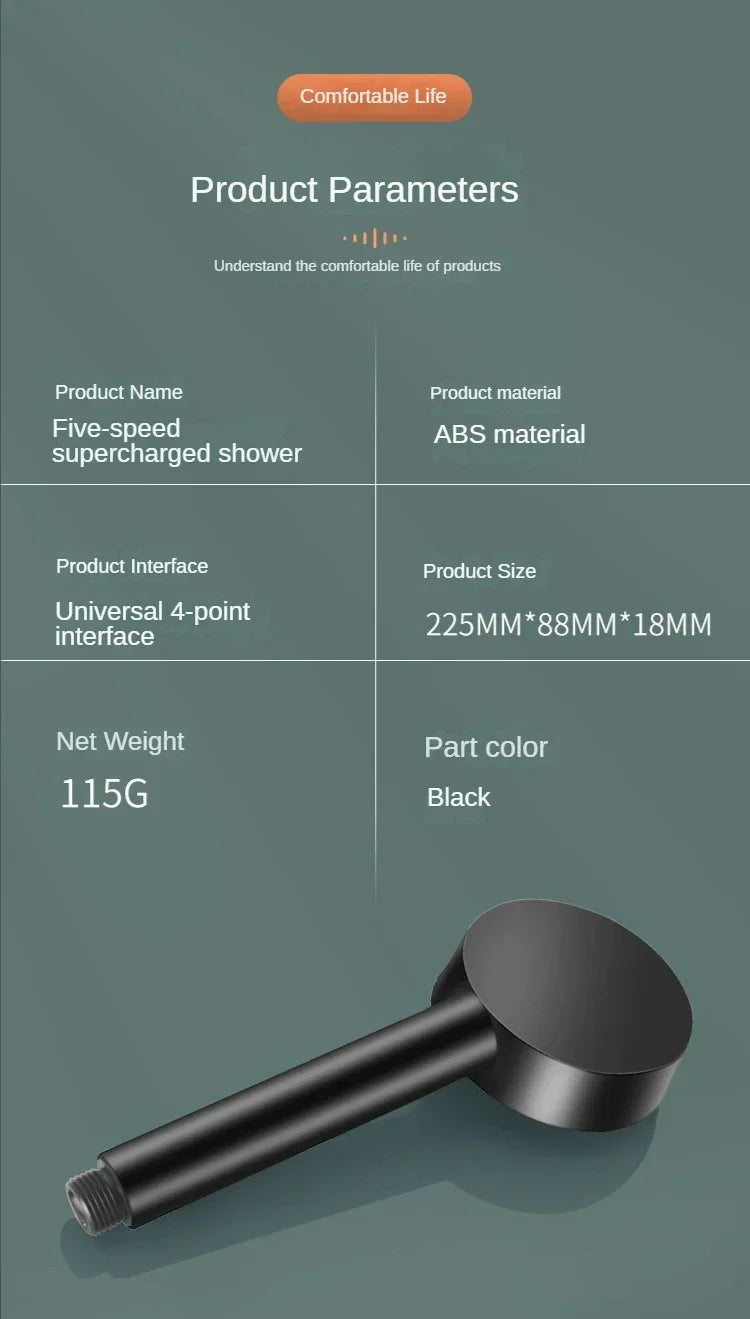 Elgant High Pressure Shower Head